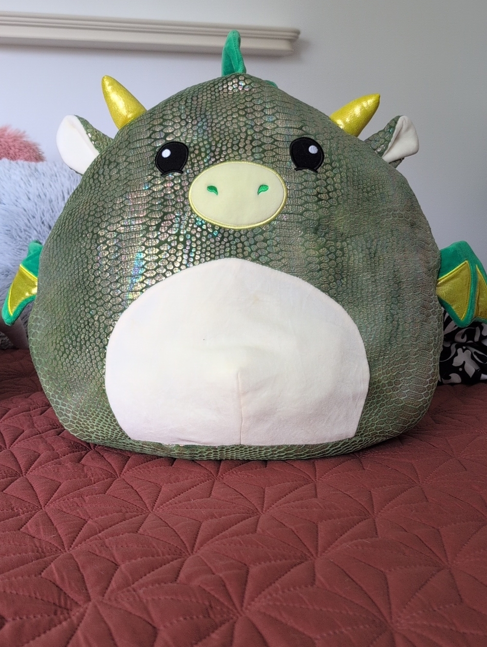 Squishmallows Iridescent Green Purple Holographic Plush